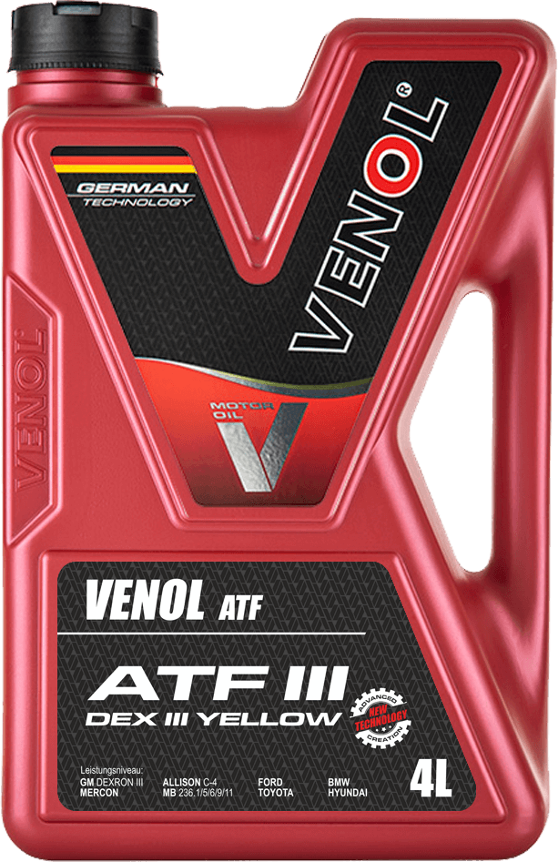 OLEJ_PRZEKŁADNIOWY_VENOL ATF III DEX III YELLOW_4L